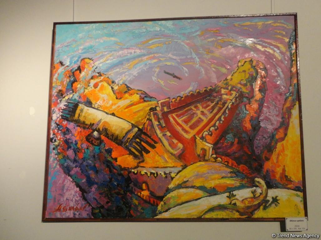 Интигам Агаев показал свои воспоминания: интересная выставка в Баку (ФОТО)