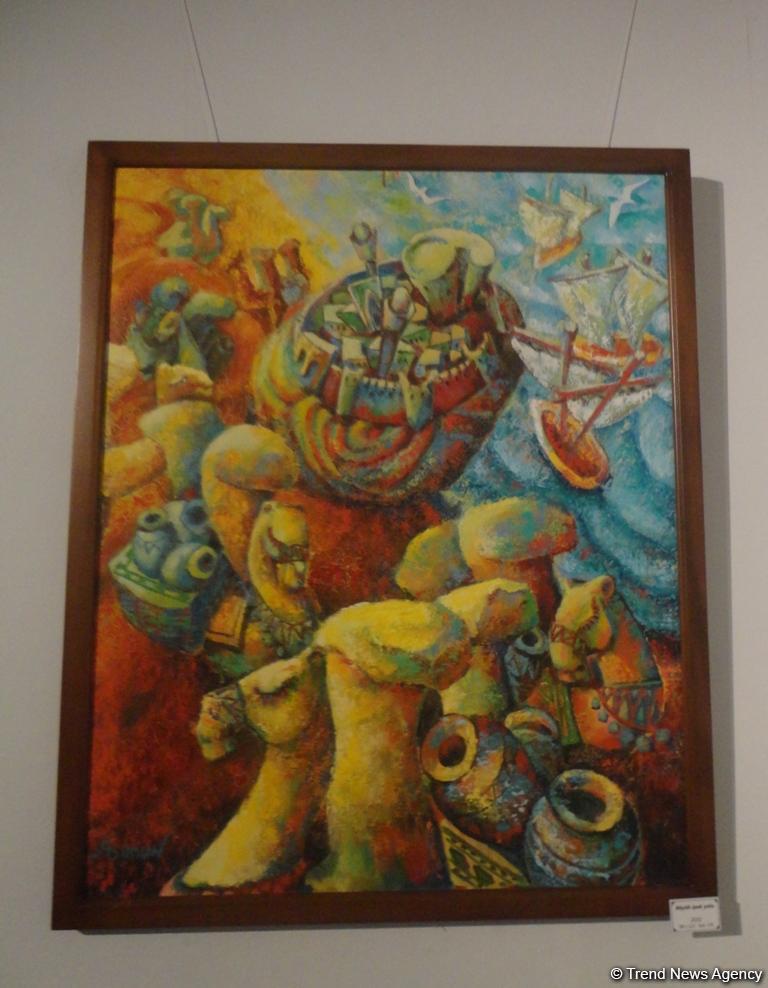 Интигам Агаев показал свои воспоминания: интересная выставка в Баку (ФОТО)