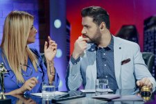 Лев ушел из дома и ... пришел к азербайджанским ведущим (ФОТО, ВИДЕО)