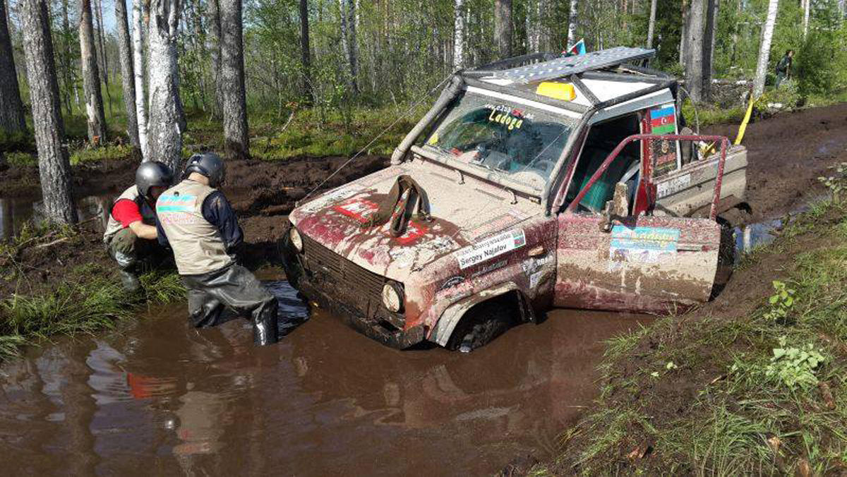 Гонки по бездорожью азербайджанцев в Грузии (ФОТО)
