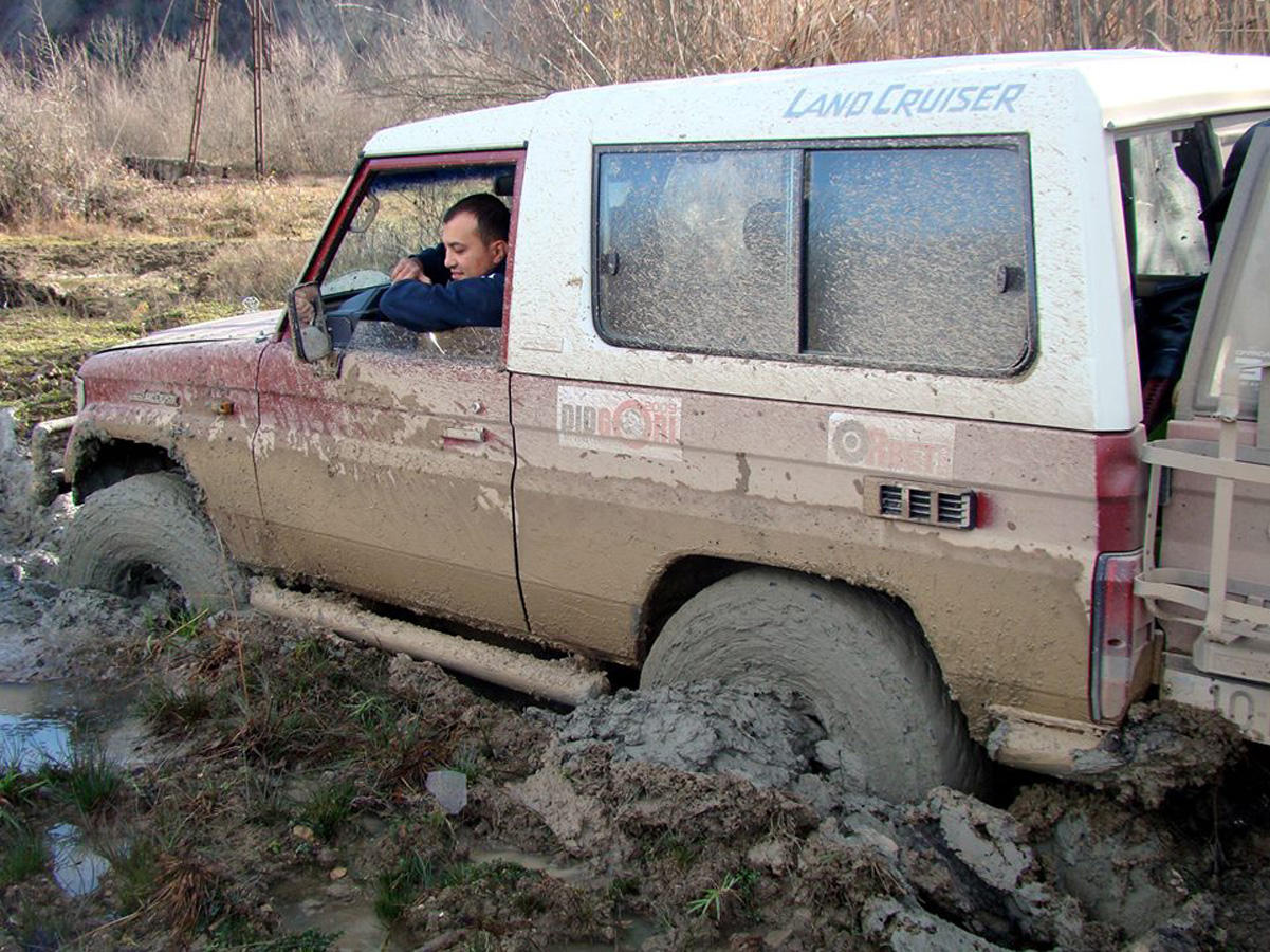 Гонки по бездорожью азербайджанцев в Грузии (ФОТО)