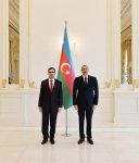 Президент Ильхам Алиев принял верительные грамоты посла Турции в Азербайджане