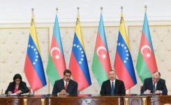 Состоялась церемония подписания документов между Азербайджаном и Венесуэлой  (ФОТО)