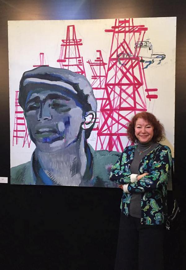 Когда девушки предпочитают нефтяников: любовь Ирины Эльдаровой, воплощенная в красках  (ФОТО)