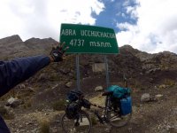 Флаг Азербайджана и вымпел АМИ Trend на горных вершинах Перу (ФОТО)