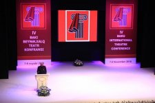 В Баку открылась Международная театральная конференция "Мультикультурализм и театр" (ФОТО)