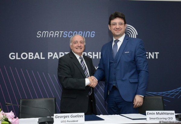Азербайджанский бренд SmartScoring и UEG подписали соглашение о сотрудничестве (ФОТО)