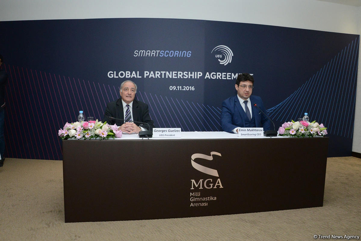 Азербайджанский бренд SmartScoring и UEG подписали соглашение о сотрудничестве (ФОТО)