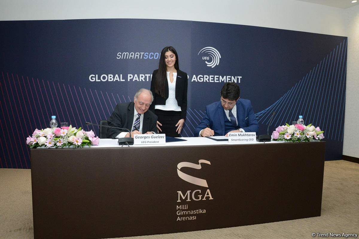 Азербайджанский бренд SmartScoring и UEG подписали соглашение о сотрудничестве (ФОТО)