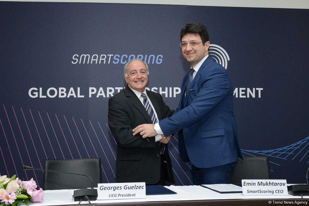 Азербайджанский бренд SmartScoring и UEG подписали соглашение о сотрудничестве (ФОТО)