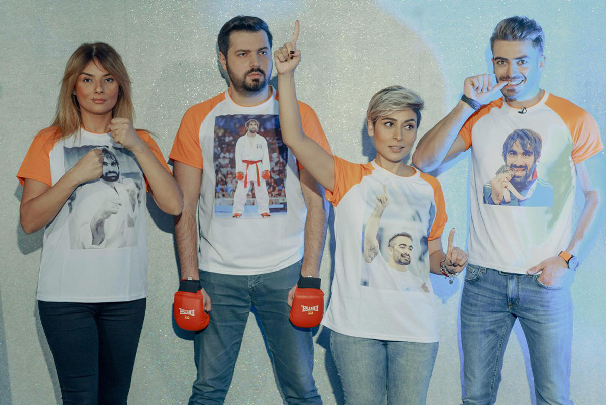 Пятикратный чемпион мира по каратэ в гостях у азербайджанских телезвезд (ФОТО/ВИДЕО)