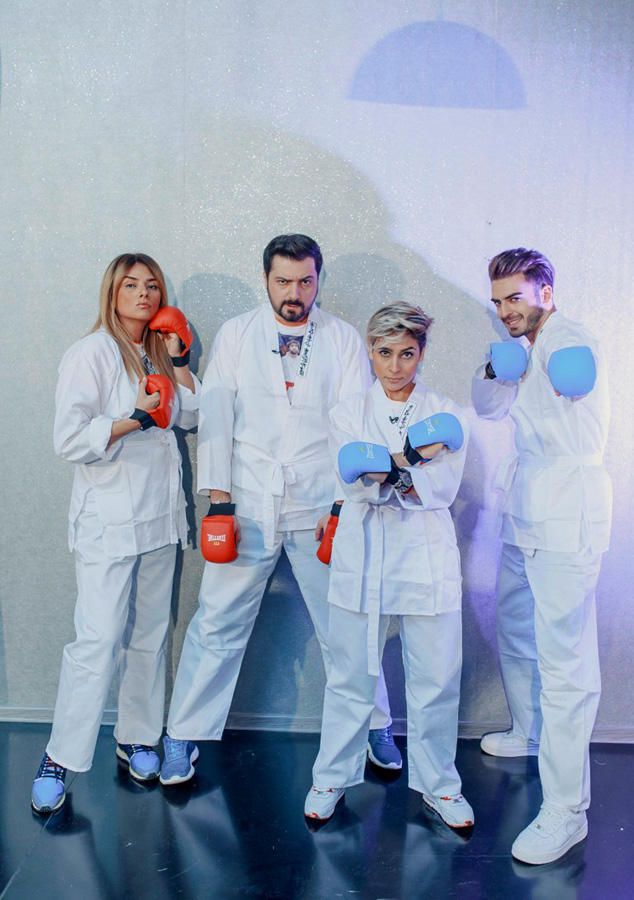 Пятикратный чемпион мира по каратэ в гостях у азербайджанских телезвезд (ФОТО/ВИДЕО)