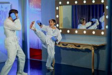 Пятикратный чемпион мира по каратэ в гостях у азербайджанских телезвезд (ФОТО/ВИДЕО)