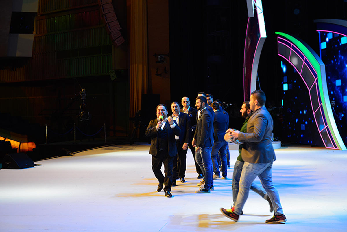 Легендарные "Парни из Баку" и "Сборная Баку" на 55-летии КВН в Кремле (ФОТО)