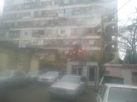 В Баку горит здание общежития (ФОТО) (версия 2)