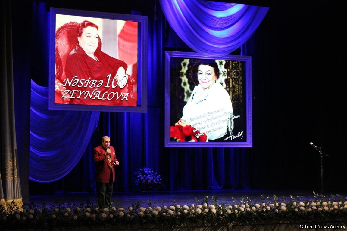 100-летие Насибы Зейналовой отметили потрясающим вечером (ФОТО)