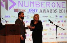 В Баку состоялось торжественная церемония награждения международной премии Number One (ФОТО)