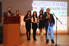 В Баку состоялось торжественная церемония награждения международной премии Number One (ФОТО)