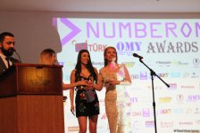 В Баку состоялось торжественная церемония награждения международной премии Number One (ФОТО)