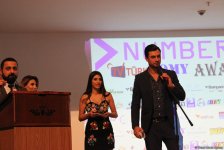 В Баку состоялось торжественная церемония награждения международной премии Number One (ФОТО)