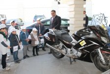 Дети, больные гемофилией, посетили Республиканский велотрек в Баку (ФОТО)