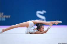 Стартовал второй день соревнований XXIII Чемпионата и Первенства Баку по художественной гимнастике (ФОТО)