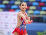 Стартовал второй день соревнований XXIII Чемпионата и Первенства Баку по художественной гимнастике (ФОТО)