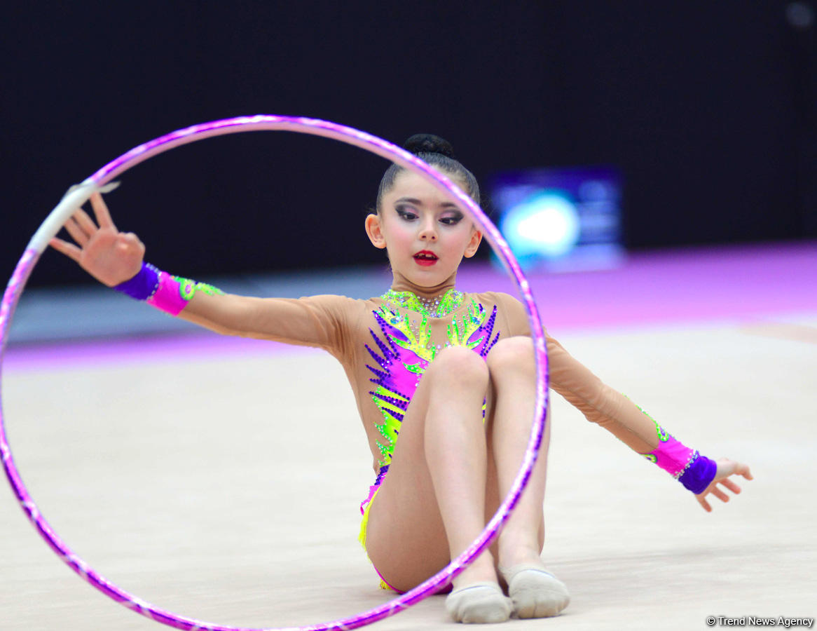 Стартовал второй день соревнований XXIII Чемпионата и Первенства Баку по художественной гимнастике (ФОТО)