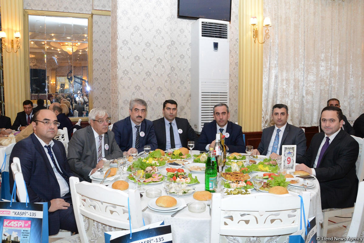 В Баку  состоялось мероприятие по случаю 135-летия газеты "Каспий" (ФОТО)