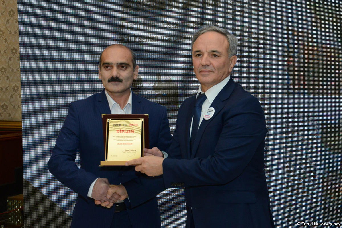 В Баку  состоялось мероприятие по случаю 135-летия газеты "Каспий" (ФОТО)