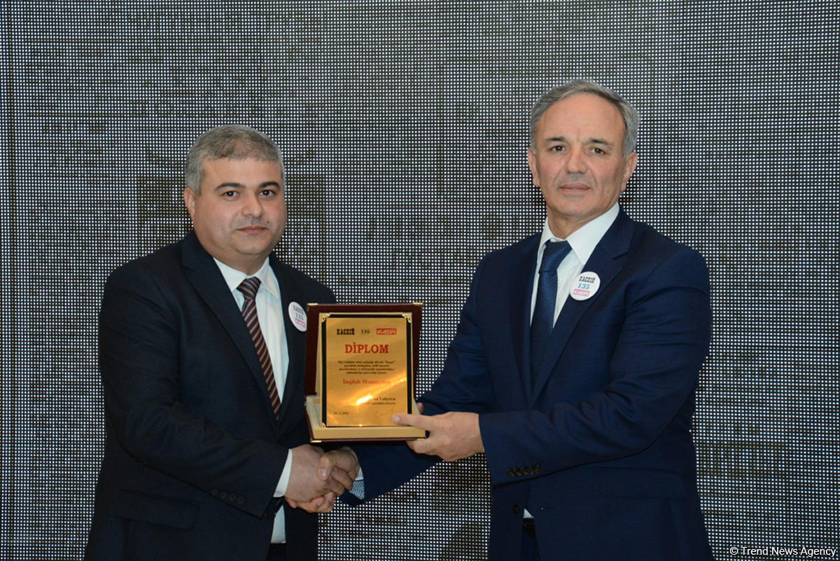 В Баку  состоялось мероприятие по случаю 135-летия газеты "Каспий" (ФОТО)