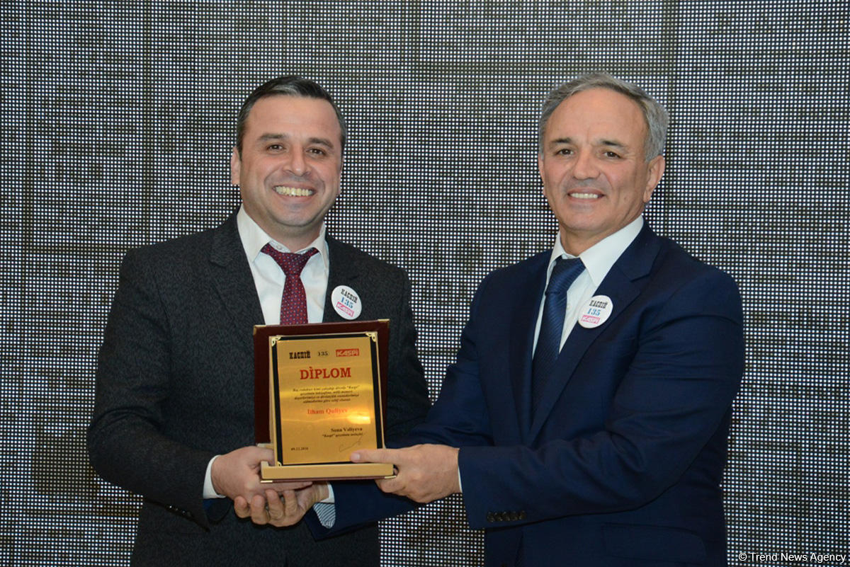 В Баку  состоялось мероприятие по случаю 135-летия газеты "Каспий" (ФОТО)