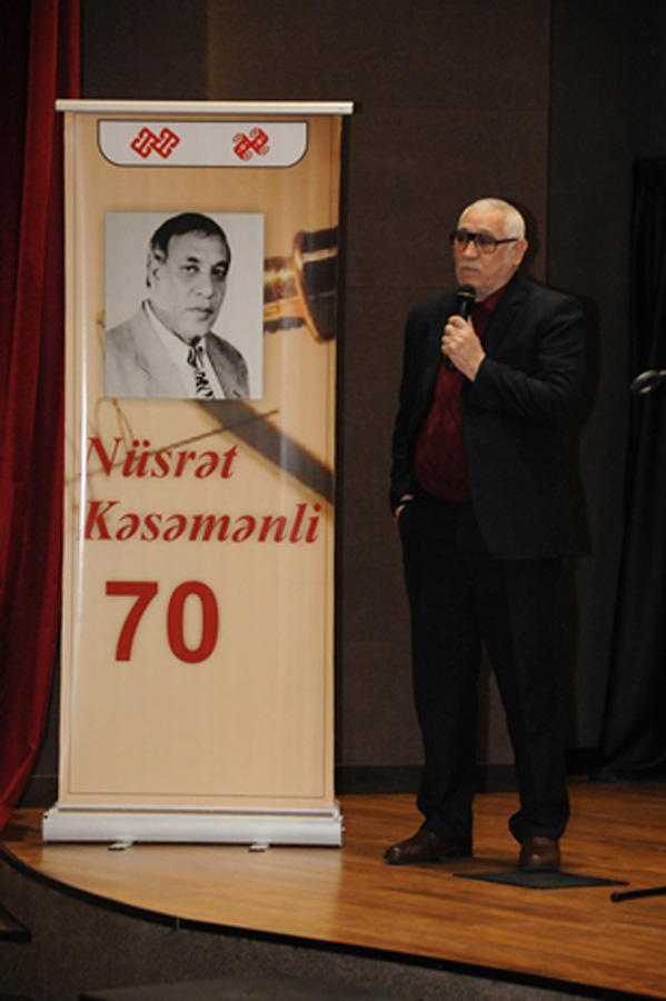 В Баку прошел вечер, посвященный 70-летию Нусрета Кесеменли (ФОТО)