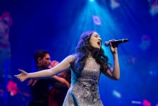 Лейла Алиева посетила детский музыкальный фестиваль эстрадной песни «Зима» (ФОТО)