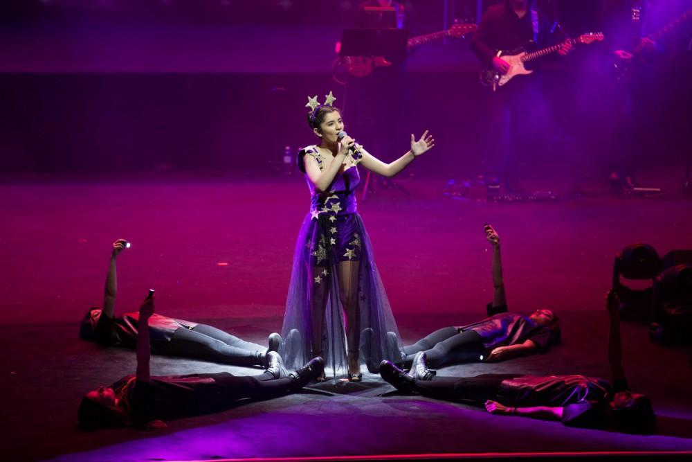 Лейла Алиева посетила детский музыкальный фестиваль эстрадной песни «Зима» (ФОТО)