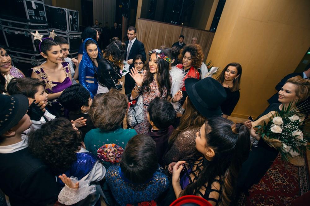 Лейла Алиева посетила детский музыкальный фестиваль эстрадной песни «Зима» (ФОТО)