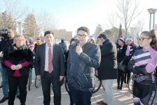 В Баку прошел праздничный новогодний велопробег (ФОТО)