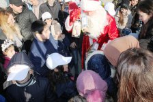 В Баку прошел праздничный новогодний велопробег (ФОТО)