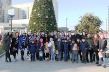 В Баку прошел праздничный новогодний велопробег (ФОТО)