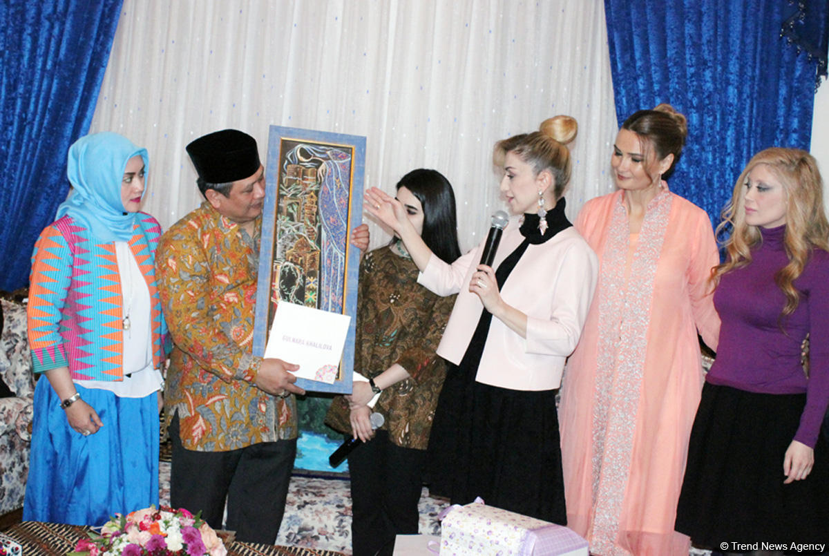 Вечер дружбы Азербайджан-Индонезия: национальные блюда, музыка, подарки (ФОТО)