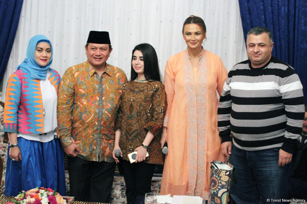 Вечер дружбы Азербайджан-Индонезия: национальные блюда, музыка, подарки (ФОТО)