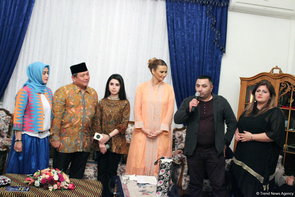 Вечер дружбы Азербайджан-Индонезия: национальные блюда, музыка, подарки (ФОТО)