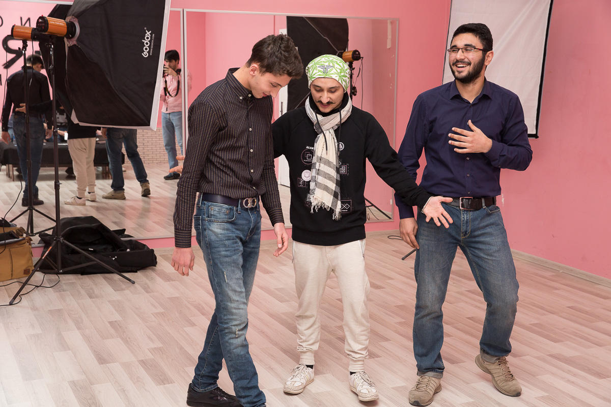 Из Баку в Сочи: Усы Самандара, или Репетиция КВНщиков юмористического шоу (ФОТО)