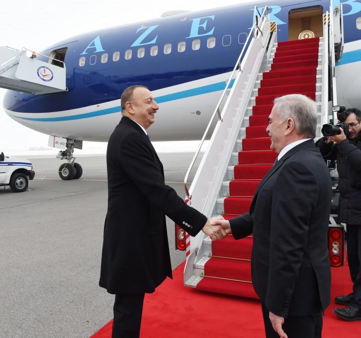 Завершилась поездка  Президента Ильхама Алиева в Нахчыванскую АР (ФОТО)