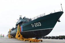 Президент Ильхам Алиев ознакомился с кораблем "Туфан" и новой спецтехникой Береговой охраны Госпогранслужбы  (ФОТО)