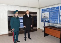 Президент Ильхам Алиев ознакомился с кораблем "Туфан" и новой спецтехникой Береговой охраны Госпогранслужбы  (ФОТО)