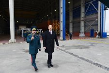 Президент Ильхам Алиев ознакомился с кораблем "Туфан" и новой спецтехникой Береговой охраны Госпогранслужбы  (ФОТО)