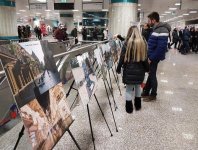 В Стамбульском метро представлена выставка об Азербайджане (ФОТО)