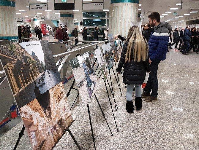В Стамбульском метро представлена выставка об Азербайджане (ФОТО)
