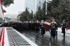 Президент Азербайджана почтил светлую память шехидов (ФОТО)